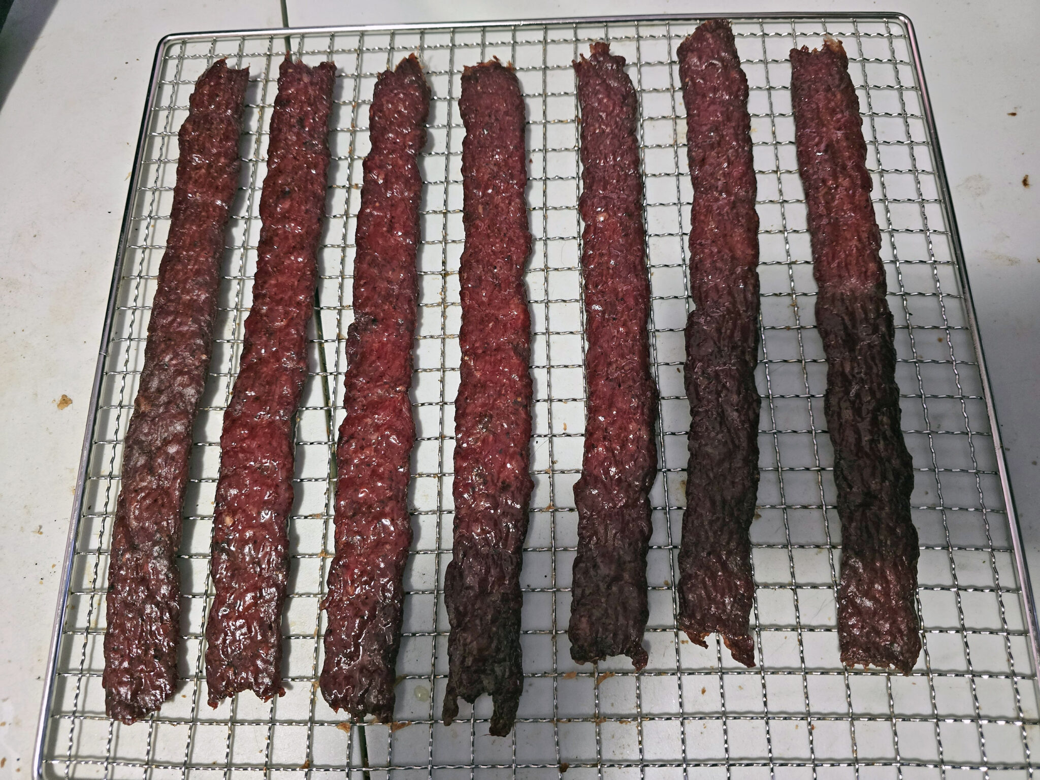 Sweet & Spicy Ground Venison Jerky Recipe [Ground Deer Jerky] - Dried