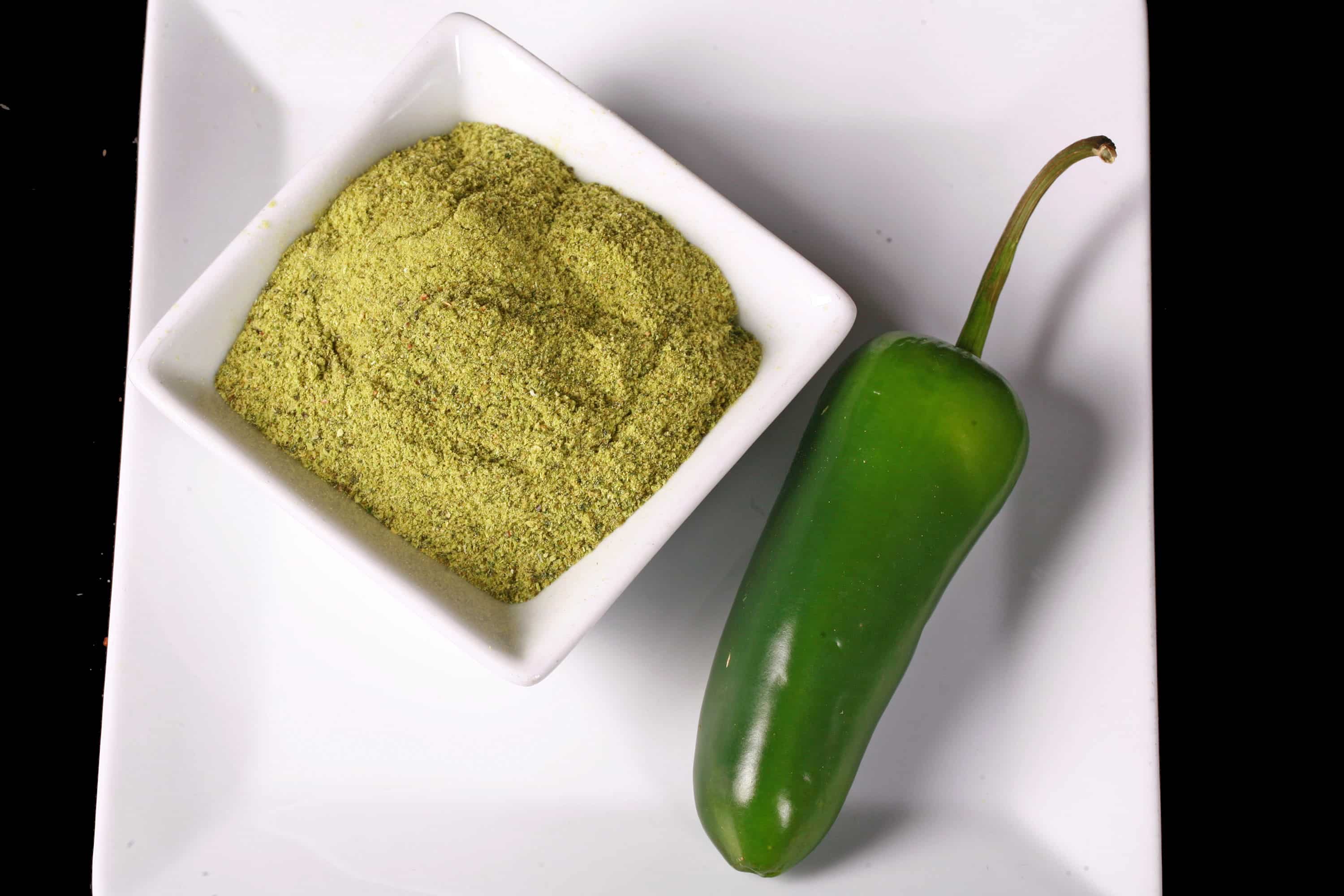 Red Bunny Farms Ground Jalapeno Chili Powder – 8oz (1/2 Lb) – Pungent Green Jalapeno Spice