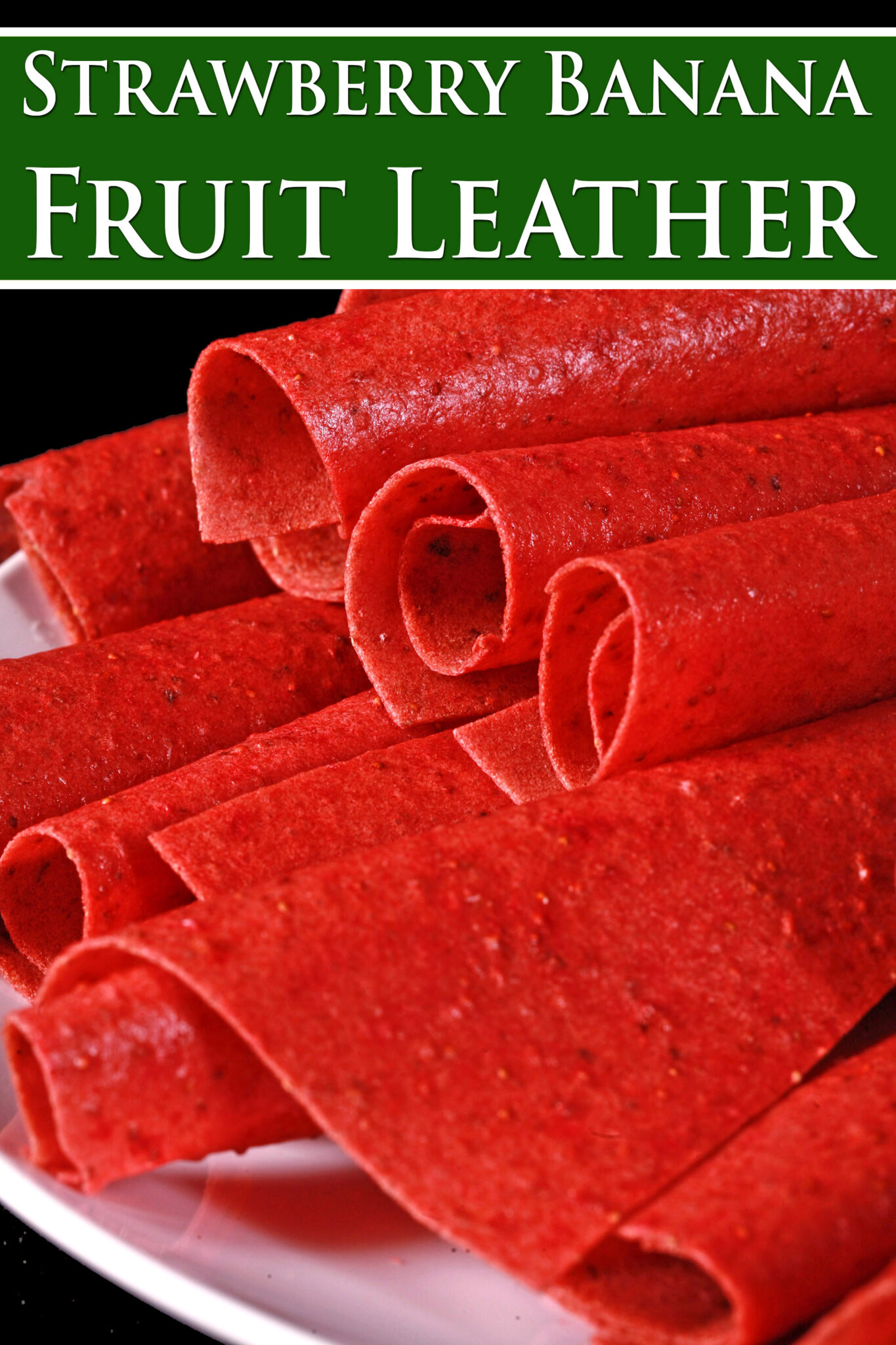Strawberry Banana Fruit Leather Recipe - Homemade Fruit Rollups - Dried ... - Can Dogs Have Banana Fruit Leather Strips